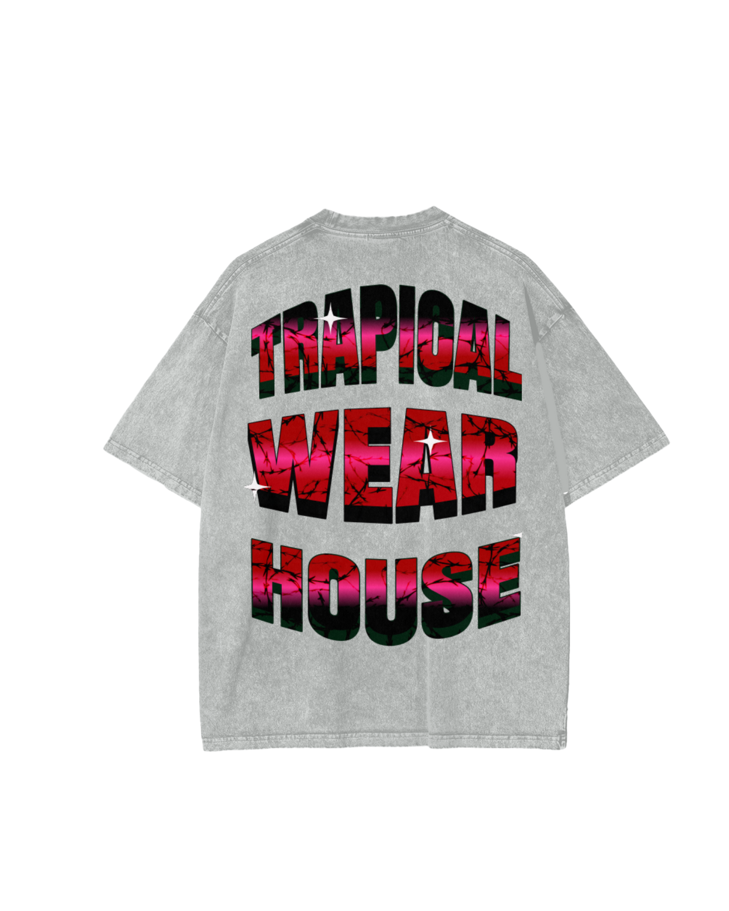 ACID WASHED TRAPSKULL OVERSIZED T (250 GSM)