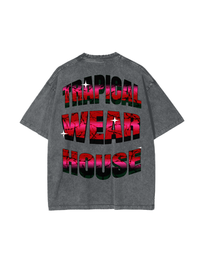 ACID WASHED TRAPSKULL OVERSIZED T (250 GSM)